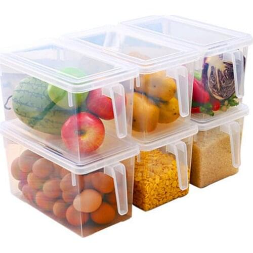Transparent Pp Storage Box,Refrigerator Storage,organizer Food Container,beans Storage,contain Sealed