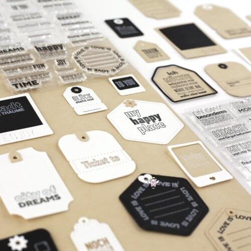 Mmao Crafts Metal Steel Cutting Dies New Various tag decorations Stencil For DIY Scrapbooking Paper/photo Cards Embossing Dies