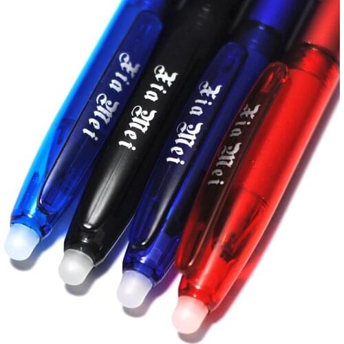 Unisex Magic Erasable Pen Blue Black Red Ink Color Office Supply School Student Exam Spare Mobile Phone Touchable Ballpoint Pen