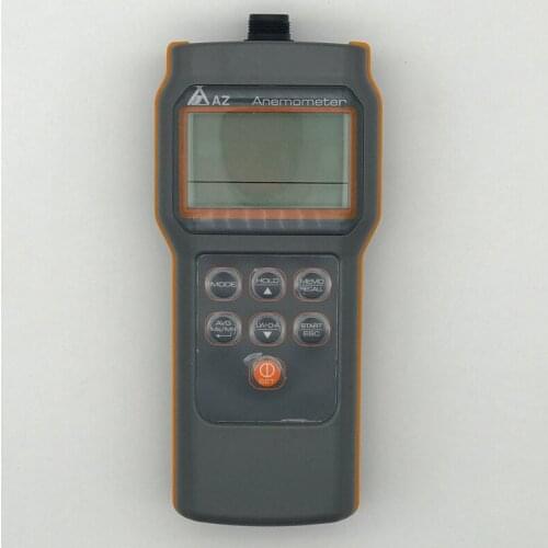 AZ8905 Handheld Anemometer Air Velocity Volume Temperature Humidity Dew Point Wet Bulb