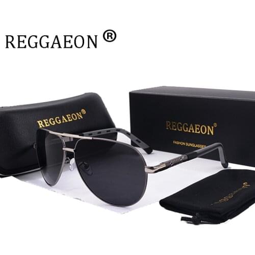 Spring hinged UV400 polarized sunglasses men Luxury Italian brand designer glasses metal retro sun Gafas De Sol Hombre