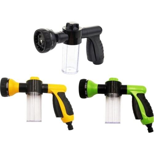 8 In 1 Jet Spray Gun Soap Dispenser Garden Watering Hose Nozzle Car Washing Tool Plant Sprinkler Irrigation Tools