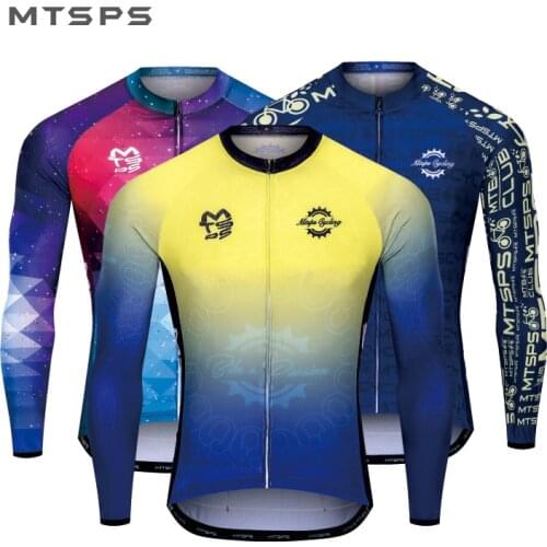 MTSPS Cycling Jersey Mtb Bicycle Clothing Ciclismo long sleeves Jersey road riding shirt road bike cycling clothing