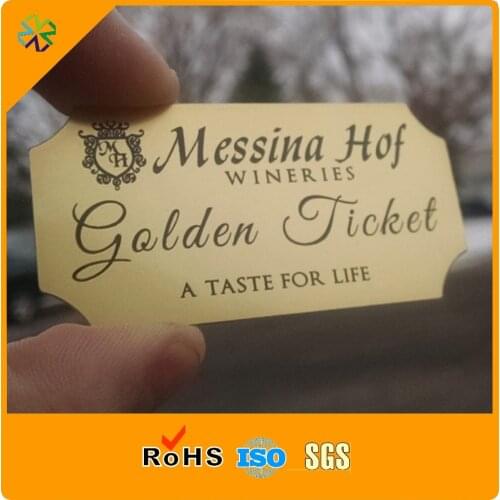 High quality gold metal business name card made in china