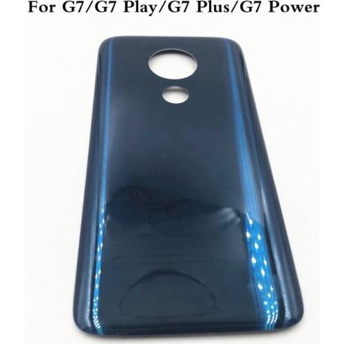 For Motorola Moto G7 XT1962 G7 Plus Back Cover G7 Play Back Battery Cover New For moto G7 Power Rear Door Housing Case Panel