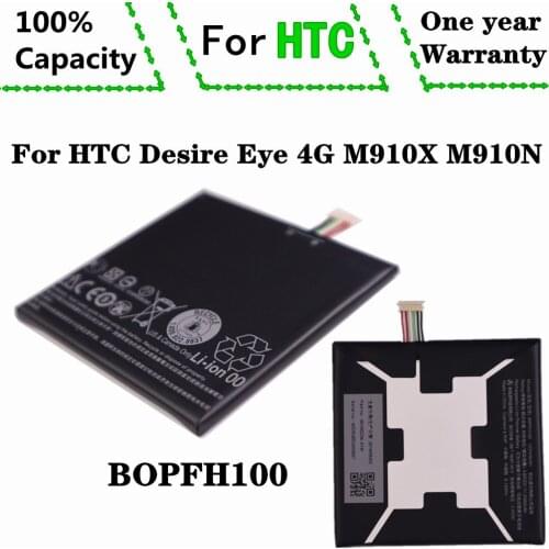 BOPFH100 2400mAh Phone Battery For HTC Desire Eye 4G M910x Lithium Polymer Batteries