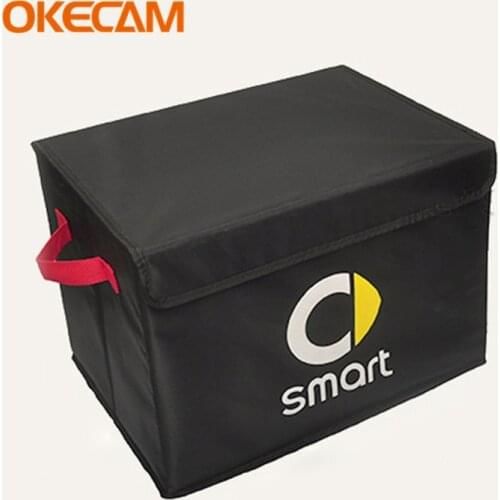 Car Trunk Storage Organizer Portable Car Storage Bag For Smart Forfour Fortwo Cabrio City-Coupe Crossblade 450 451 452 453 454