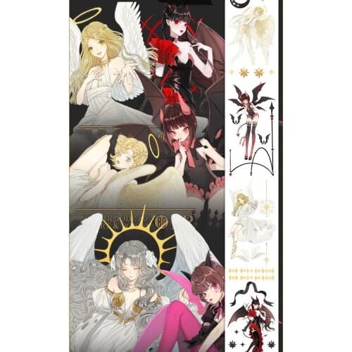 Lovely Fairy Wings Girl Washi Masking Tapes for Card Making DIY Scrapbooking Decorative Stickers