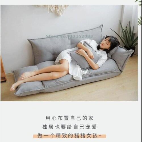 Lazy sofa double tatami bedroom small apartment net red sofa simple foldable multifunctional sofa bed