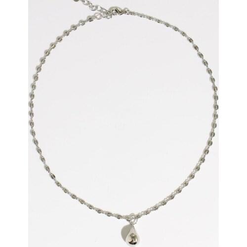 European and American vacuum plated round pig nose chain water drop net red necklace wholesale