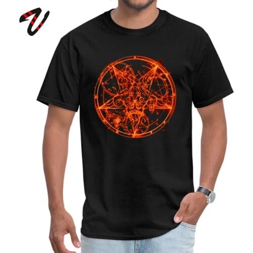 Doom Pentagram T Shirts Short Sleeve Classic Koi Carp Men Summer Tops Tees Classic Tshirts For Men Crewneck 6ix9ine