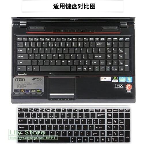 Laptop Keyboard For Terrans 15.6 17.3 Inch Force Clevo P170Em P370Em P570Mw P150Em Silicone Protective Keyboard Cover Protector
