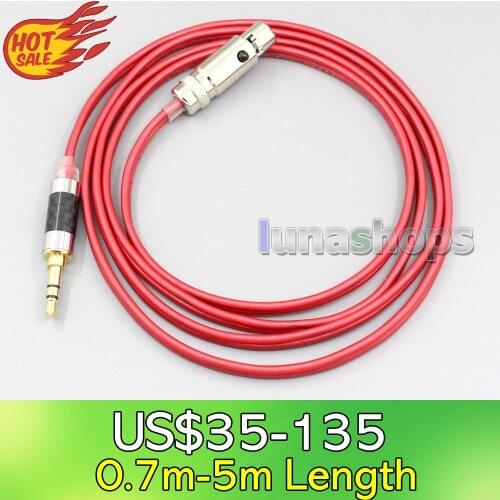 LN006692 4.4mm XLR 2.5mm 99% Pure PCOCC Earphone Cable For AKG Q701 K702 K271 K272 K240 K141 K712 K181 K267 K712 Headphone