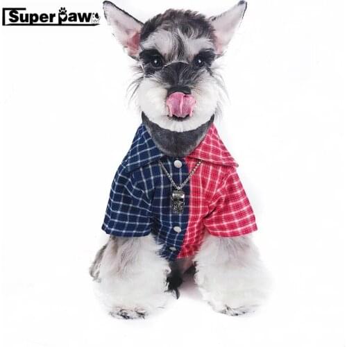 New Fashion Pet Dog Color Matching Shirt Clothes For Small Medium Puppy Dogs Clothes Coat Outdoor Costumes French Bulldog EMC07