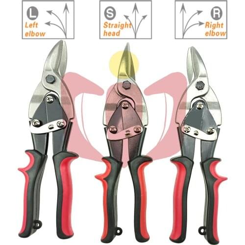 25CM/10'' Tin Sheet Metal Snip Aviation Scissor Iron Plate Cut Shear Household Tool Industrial industry work