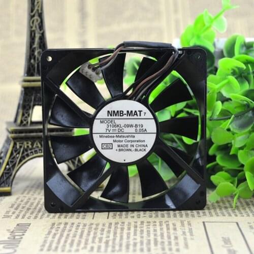 Original FOR NMB 3106KL-09W-B197V0.05A8C8015 Mute USB Fan