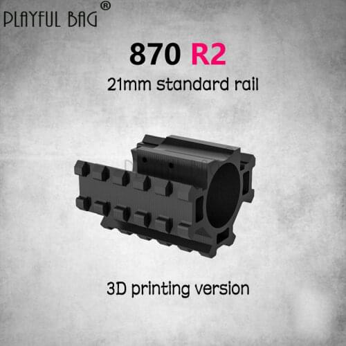 PB Playful bag AKA M870 R2 special small handguard for 21mm rail 3D printing Keymod Tactical CS accessory Decoration toys OA45S