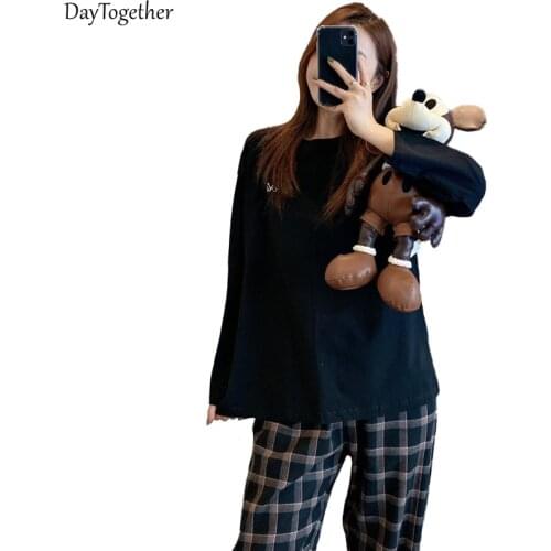 Section at the end of the MOTIE post space space suits spring 3.0 house coat female new cotton pajamas can bump color leisure