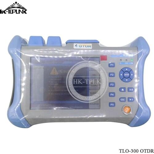 OTDR TLO-300 Optical Time Domain Reflectometer 1310/1550nm 28/26dB 30/28dB 80/120km Touch Screen Fiber Fault Tester