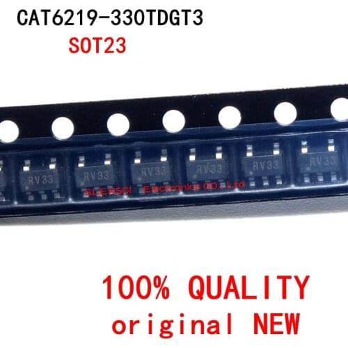 10-50pcs/lot CAT6219-330TDGT3 CAT6219 RVOC RV0C LDO Regulator SOT-23 new original In Stock