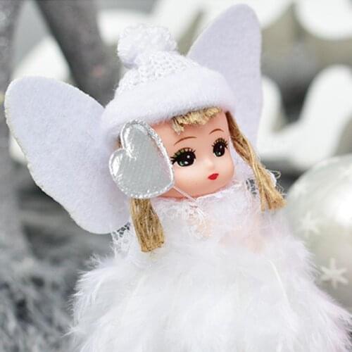 Christmas Gifts Cute Angel Doll Christmas Tree Ornament Noel Navidad Decor Christmas Decoration for Home New Year Gifts for Kids