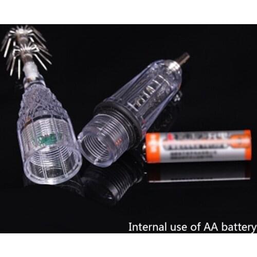 LED Light Underwater Double Layers Umbrella Squid Lures Lamp Cuttlefish Octopus Fishing Hooks Jigging Fishhook Tackle