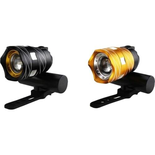 Bicycle USB Rechargeable Light Highlight Warning Light Mountain Bike Headlights 300lumens Aluminum Alloy