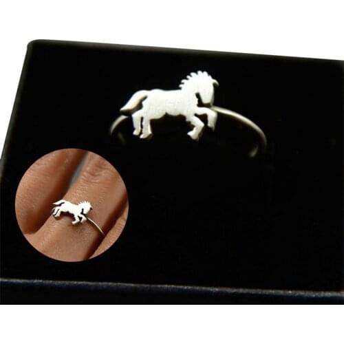 1PC Male Ring Symbolizing Success Horse Ring for Men Chinese Zodiac Animal Jewelry Bring Good Luck To You Birthday Gift