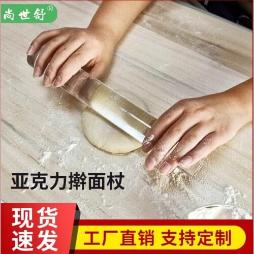 Acrylic Rolling Pins for Polymer Clay Pastry Boards Cake Tools Smooth Non-stick Cake Cookies Roller Fondant Rollers