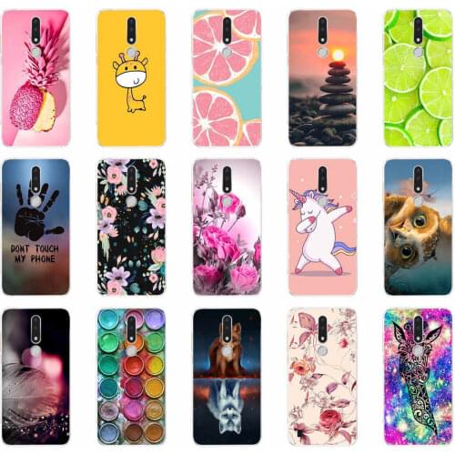 Case For Nokia 3.1 phone back Cover Cute Cartoon Silicone Soft Back Cover Nokia3.1 shell For Nokia 3.1 Cases Bag painting