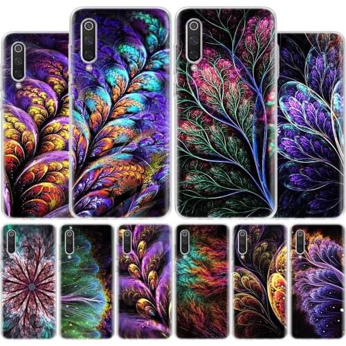 Mandela Flower Art Feather Cover Phone Case For Xiaomi Note 10 Mi 11 9 8 CC9 5X 6X 9T 10T A3 Poco X3 NFC F1 Pro Lite + Coque A1