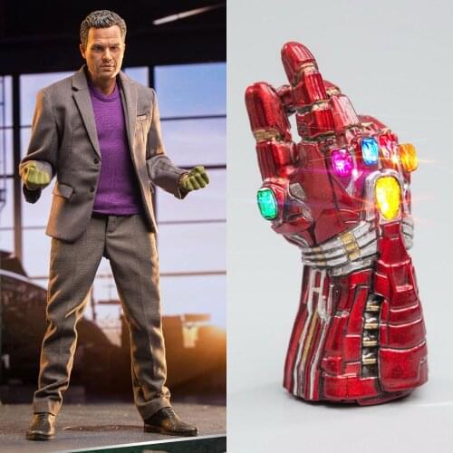 For Collection 1/6 Scale WOO Toys WO-008 Bruce Banner Dr.Green 12" Male Action Figure Full Set with Mechanical Gloves Model