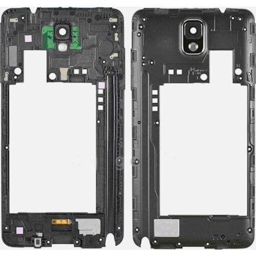 For Samsung Galaxy Note 3 3G SM-N900/N9005/N900A/N900V Rear Frame With White/Black/Pink/Gold White/Gold Black Color Camera Lens