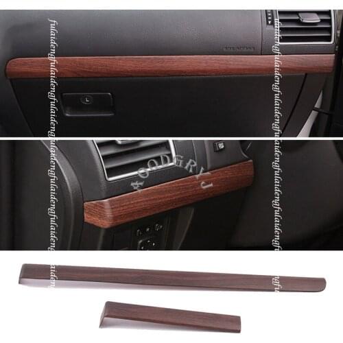 For Toyota Land Cruiser Prado 2010-2020 wood grain Central control Co-pilot Panel Decor trim Car Styling Accessories