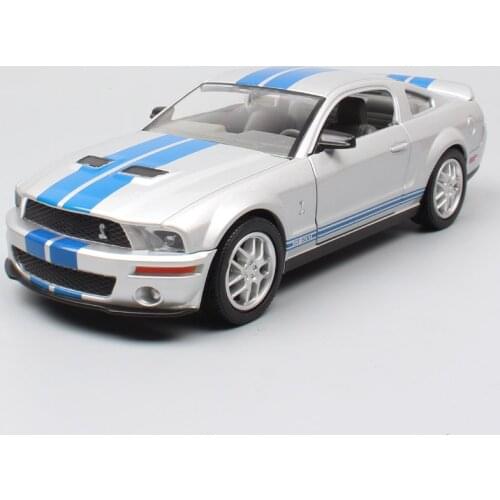 Road Signature 1:24 Scales Muscle cars ford MUSTANG Shelby GT 500 2007 racing car 2007 metal diecast vehicles & models toy hobby