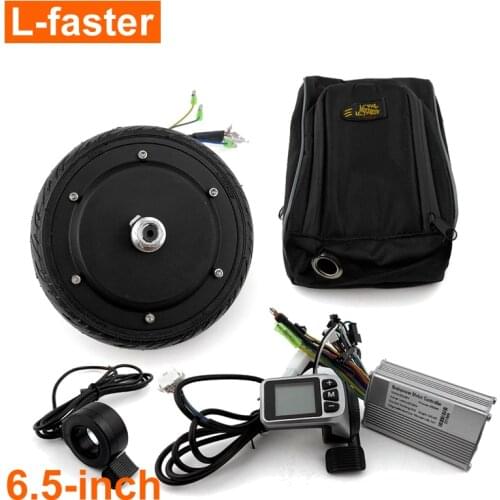 6.5-inch Kickscooter Electric Conversion Set With 350W Brushless Motor Wheel And LCD Screen Display Electric Thumb Gas Handle