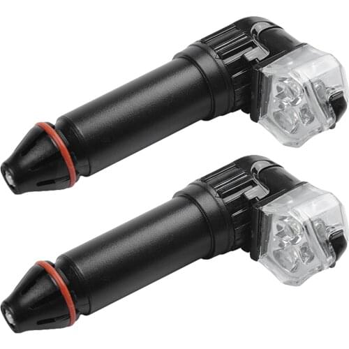 100% Brand New 1 Pair Bike Handlebar End Plug LED Light Waterproof USB Rechargeable Turning Signals Warning Light