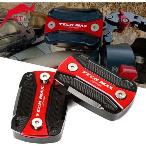 Motorcycle CNC Aluminum Front Brake Master Cylinder Tank Cup Oil Cup Cover For YAMAHA XMAX 125/300 Techmax X-MAX 125/300 2020