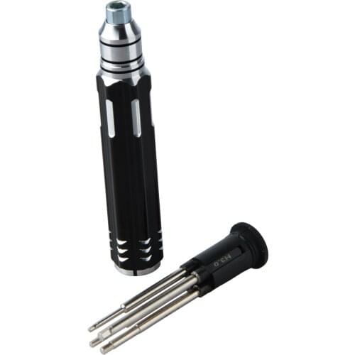 4 In 1 Screwdriver Hexagon Head Hex Screw Driver Tools Set Professional RC Tools Kits For FPV Helicopter Car H1.5 H2.0 H2.5 H3.0