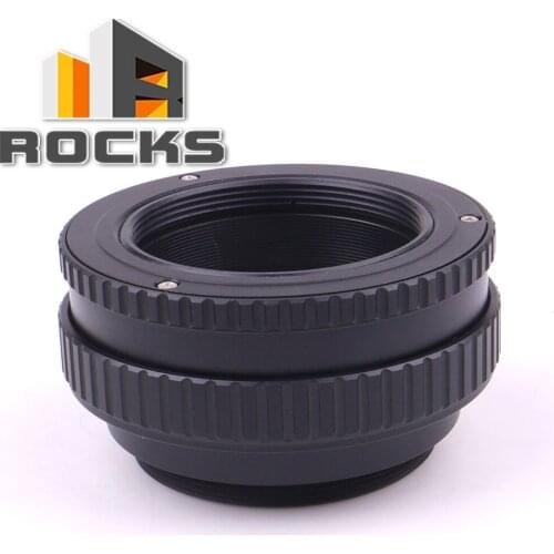 M39 Lens to M42 Camera Adjustable Focusing Helicoid Ring Adapter 17 -31mm Macro Extension Tube M39-M42