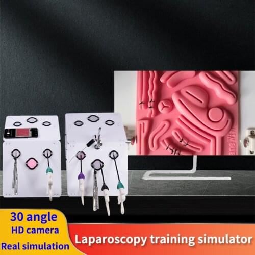 Laparoscopic Simulation Training Equipment Box Camera Laparoscopy Needle Holder All Sets Surgical Teaching Practice Tools