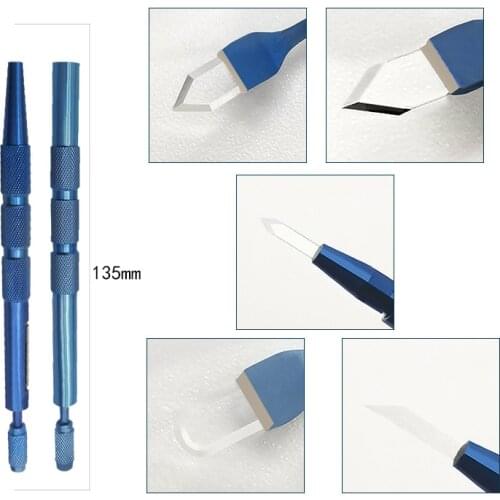 Ophthalmic knives Double Lancet blades Crescent knife Ophthalmic eye instrument