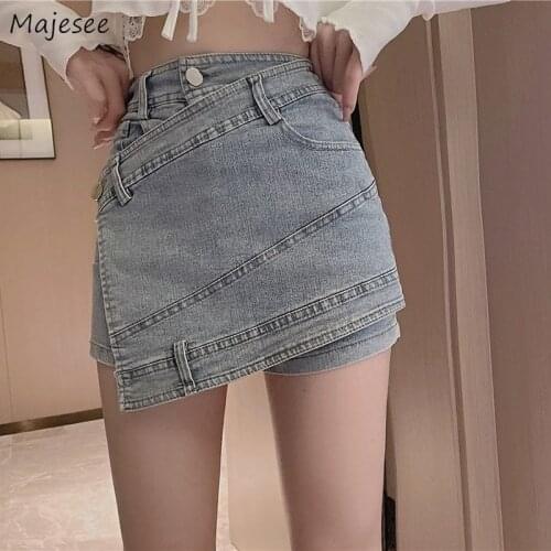 Shorts Women Solid Fashionable Skinny Summer High Waist Feminino Denim Casual Creativity All-match Abdomen Korean Style Popular
