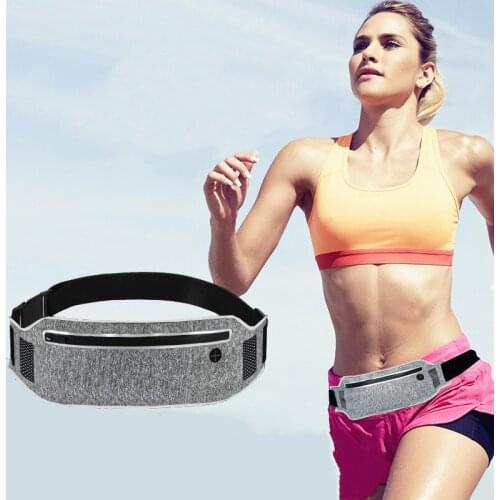 Sports Waist Pouch Outdoor Cycling Running Waterproof Mobile Phone Belt Safe Reflective Strip Men Women Adjustable Waist Pack