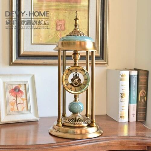 Light Luxury Living Room, Sideboard, Retro Clock, Practical Candle Holder, Creative Entrance, Home Decoration Ornaments