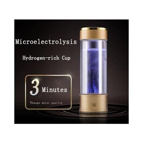 Titanium Portable Hydrogen-Rich Water Cup Water Ionizer Maker/Generator Super Antioxidants ORP Hydrogen Alkaline Water Bottle