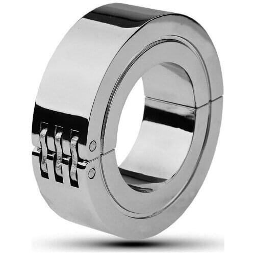 Three Layers Metal Cock Ring Metal Penis Stretcher Delay Time Testicles Enhance Erection Bondage Ejaculation Sex Toys For Men 18