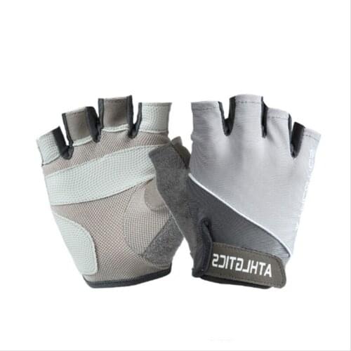 Cycling gloves self-motor bike sports work ice silk breathable sunscreen shock absorption fitness outdoor half-finger gloves