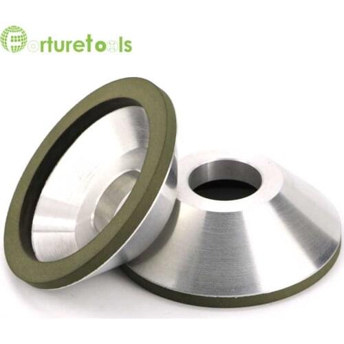 2pcs 11A2 resin bond diamond flaring cup diamond wheel for tungsten carbide