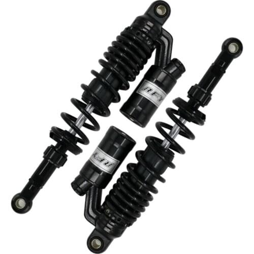 2peies new 370mm motorcycle rear air suspension shock absorber for HONDA YMAHA SUZUKI kawasaki Aprilia Benelli KTM black